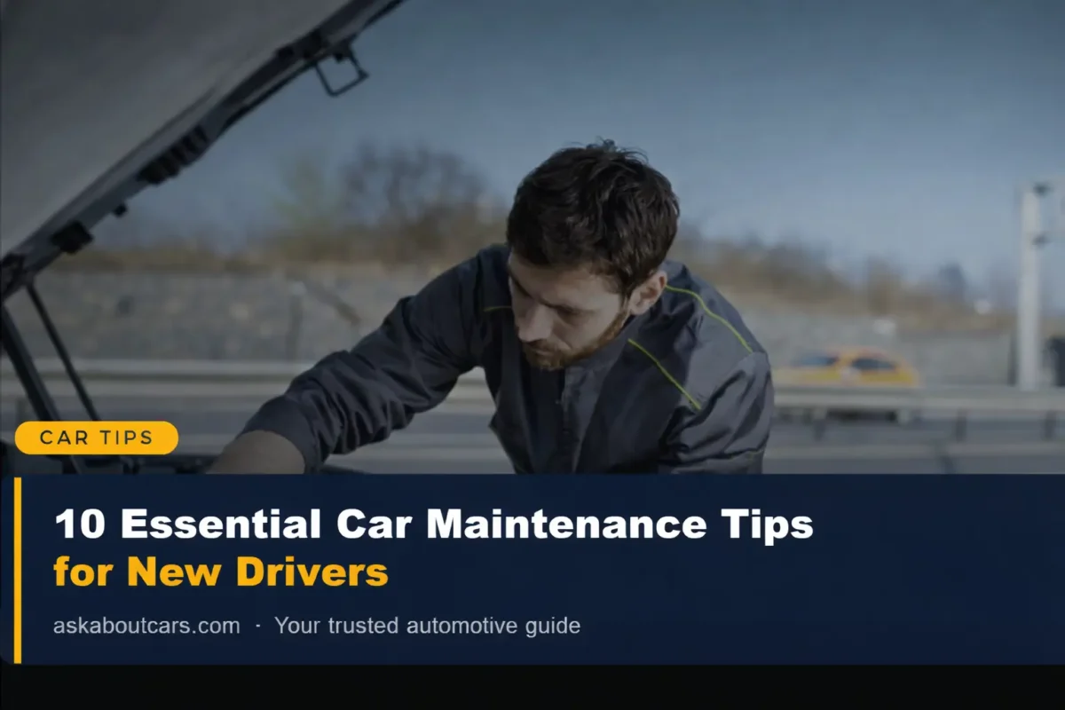 10 Essential Car Maintenance Tips for New Drivers
