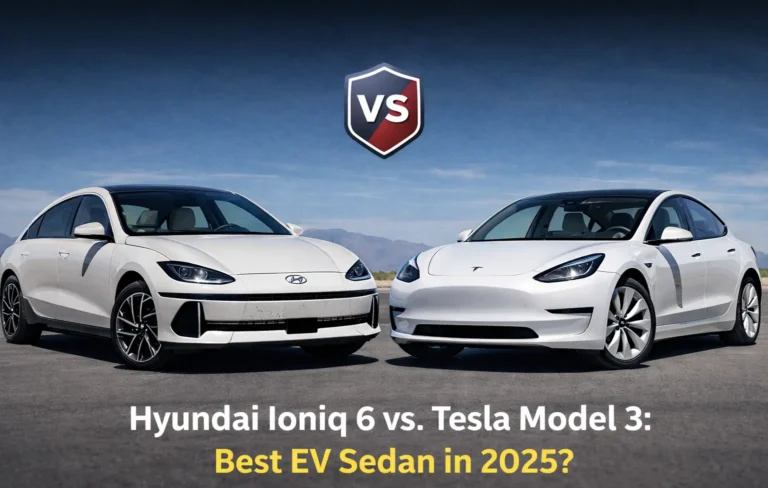Hyundai Ioniq 6 vs. Tesla Model 3 Best EV Sedan in 2025