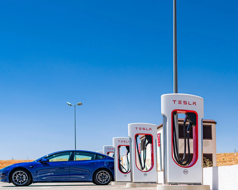 tesla charging