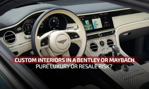 Why Customizing a Bentley or Maybach Interior Might Cost You Later