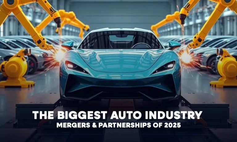 The Biggest Auto Industry Mergers & Partnerships of 2025