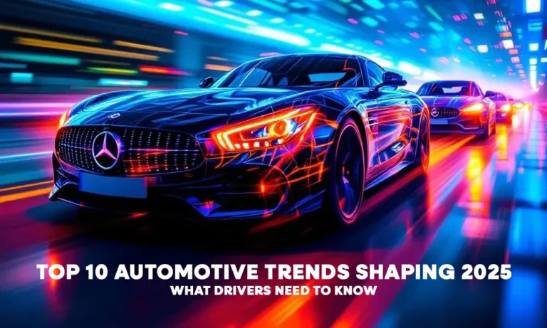 Top 10 Automotive Trends Shaping 2025—What Drivers Need to Know