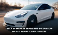 Tesla EV Market Share Hits 8-Year Low—What It Means for U.S. Drivers