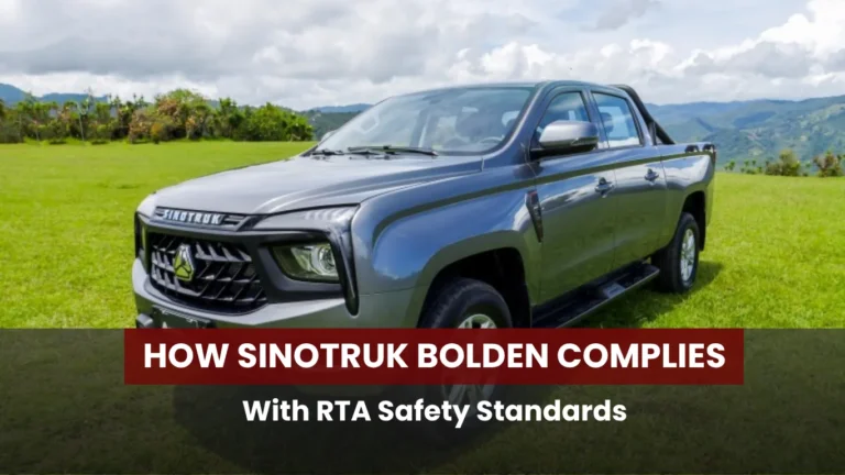 How Sinotruk Bolden Complies With RTA Safety Standards