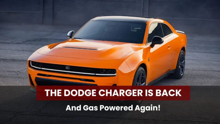 The Dodge Charger Is Back in the US—And Gas-Powered Again!
