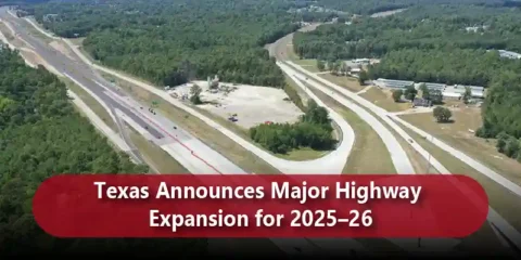 Texas Announces Major Highway Expansion for 2025–26