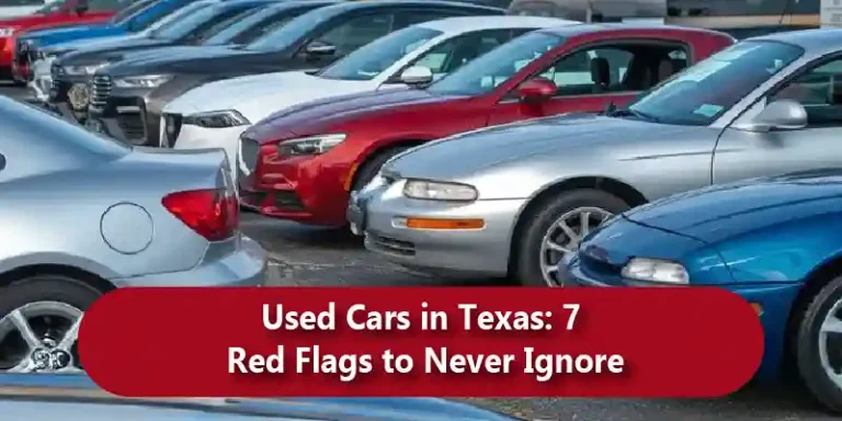 Used Cars in Texas: 7 Red Flags to Never Ignore