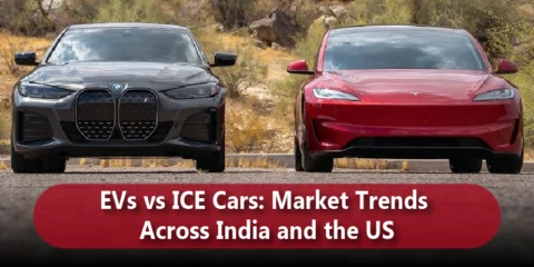 EVs vs ICE Cars Market Trends Across India and the US blog