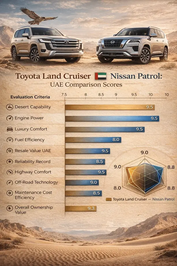 Evaluation Criteria Toyota vs Nissan