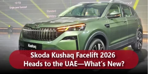 Skoda Kushaq Facelift 2026 Heads to the UAE - What’s New