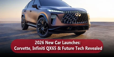 2026 New Car Launches: Corvette, Infiniti QX65 & Future Tech Revealed