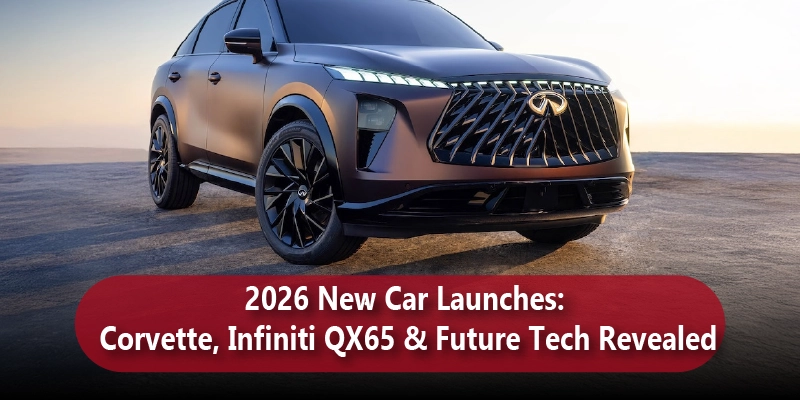 2026 New Car Launches: Corvette, Infiniti QX65 & Future Tech Revealed