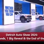 Detroit Auto Show 2026: 27 Brands, 1 Big Reveal & the End of the EV Era