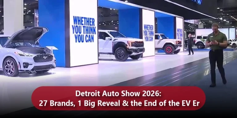 Detroit Auto Show 2026: 27 Brands, 1 Big Reveal & the End of the EV Era
