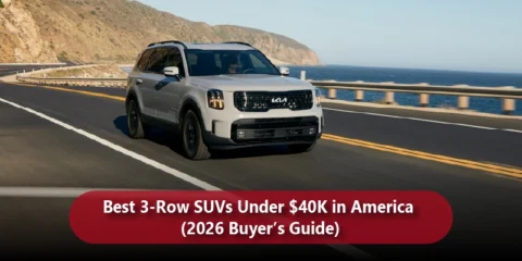 Best 3-Row SUVs Under $40K in America (2026 Buyer’s Guide)