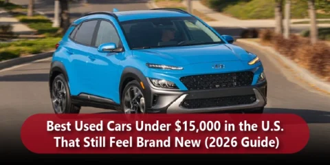 Best Used Cars Under $15,000 in the U.S. That Still Feel Brand New (2026 Guide)