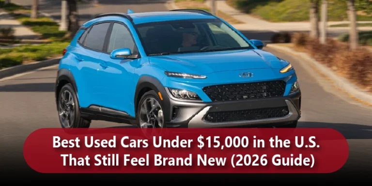 Best Used Cars Under $15,000 in the U.S. That Still Feel Brand New (2026 Guide)